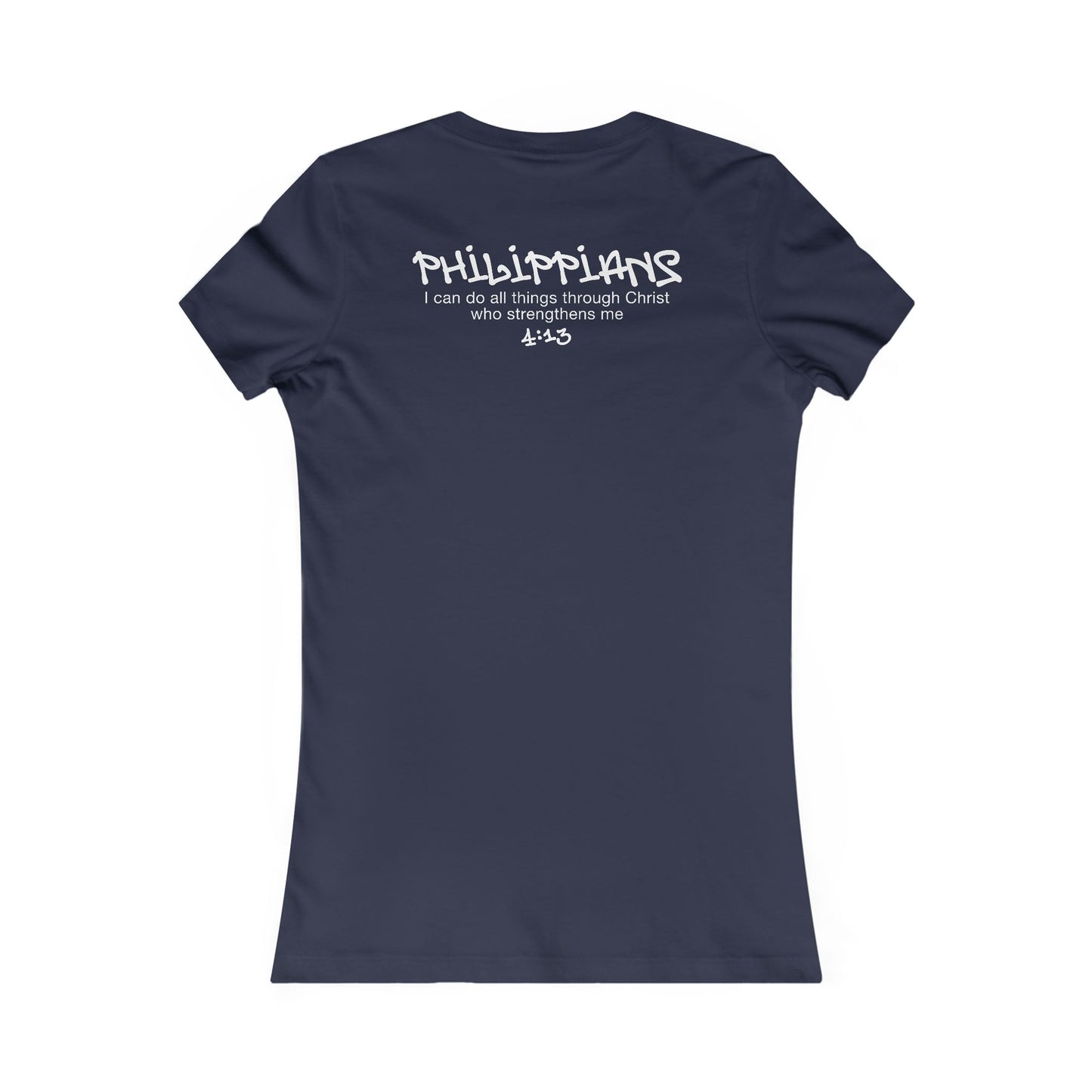 Fitted Philippians 4:13 T-Shirt