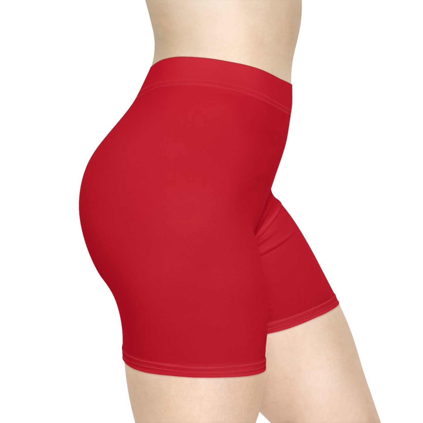 Red Legacy Biker Shorts