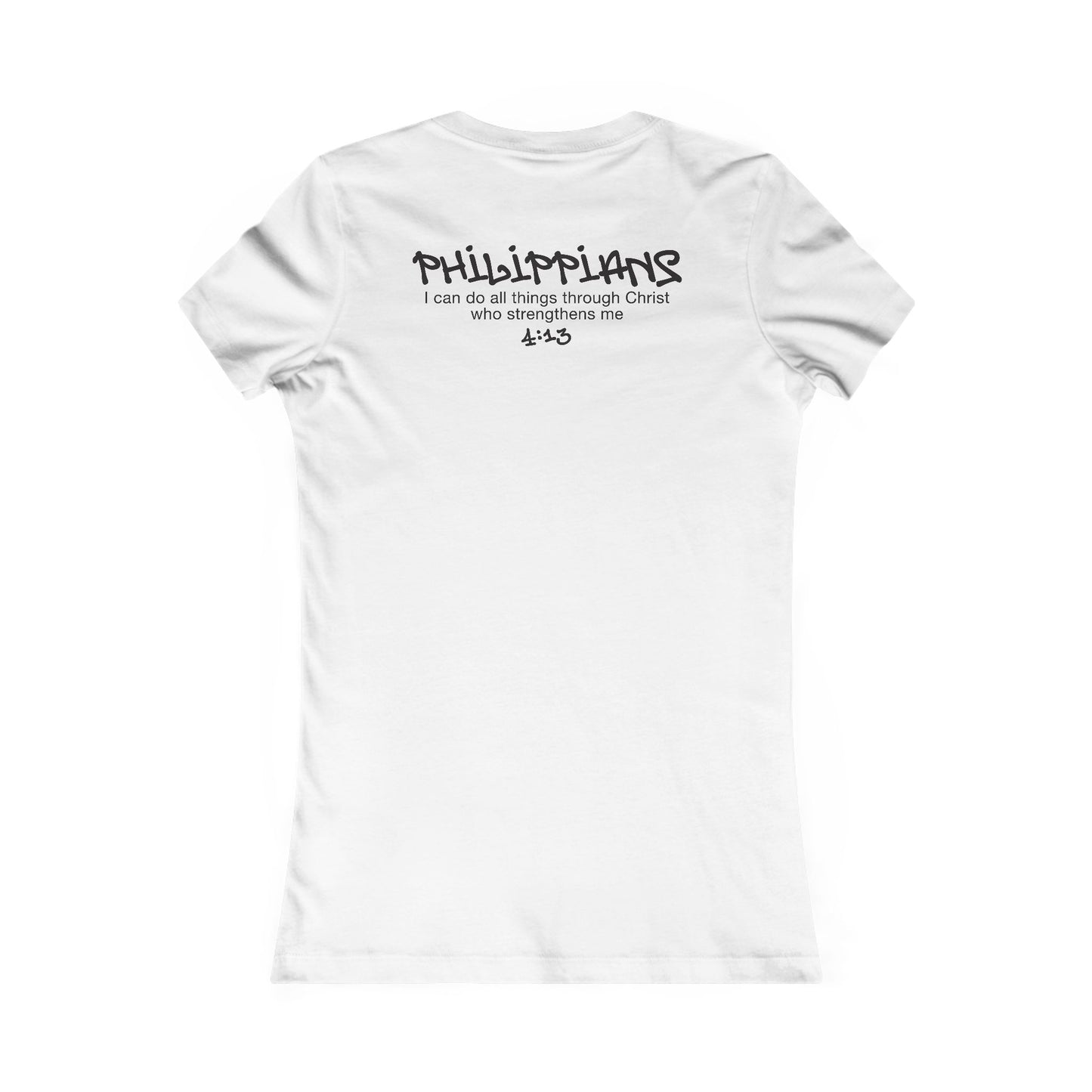 Fitted Philippians 4:13 T-Shirt