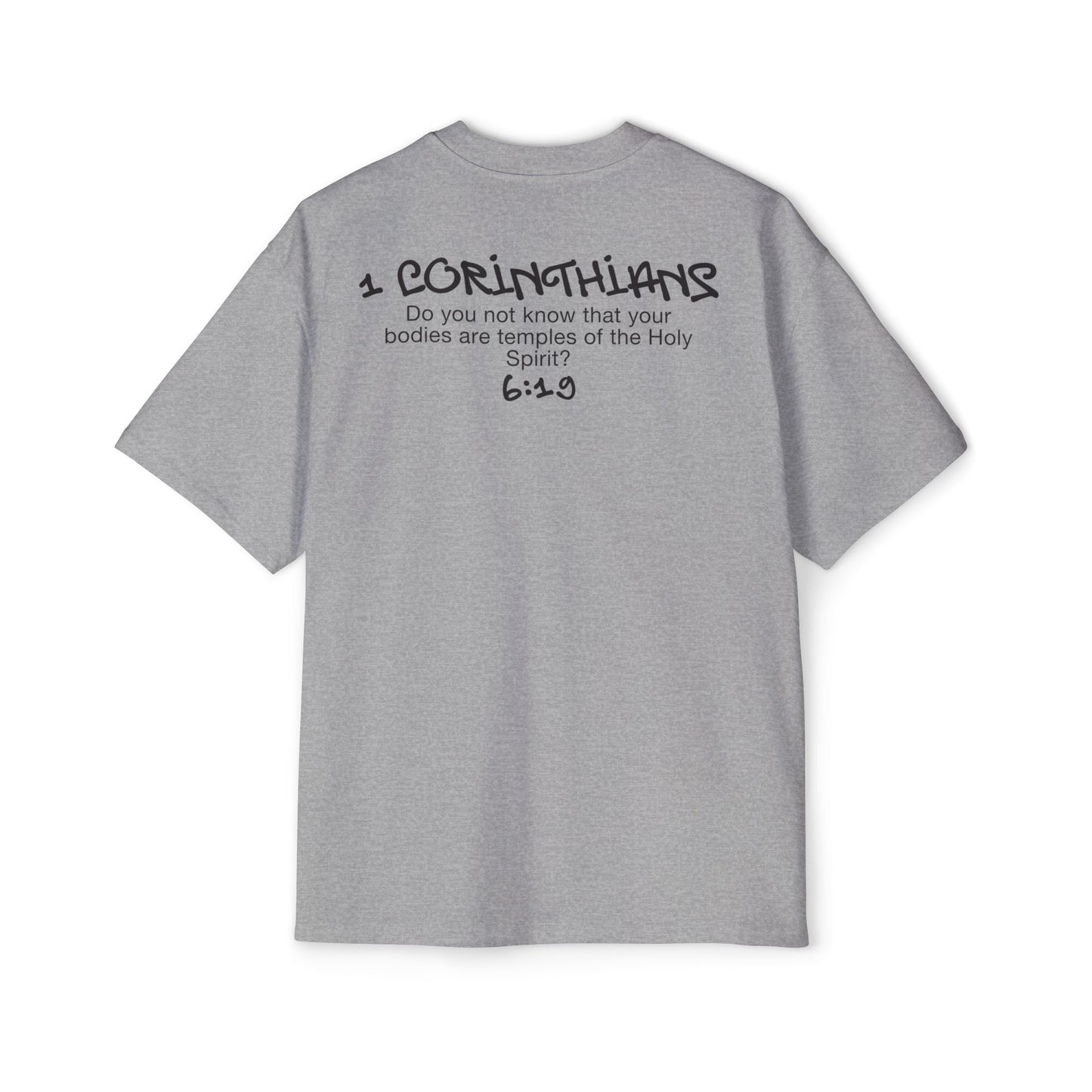 Oversized 1 Corinthians 6:19 T-Shirt