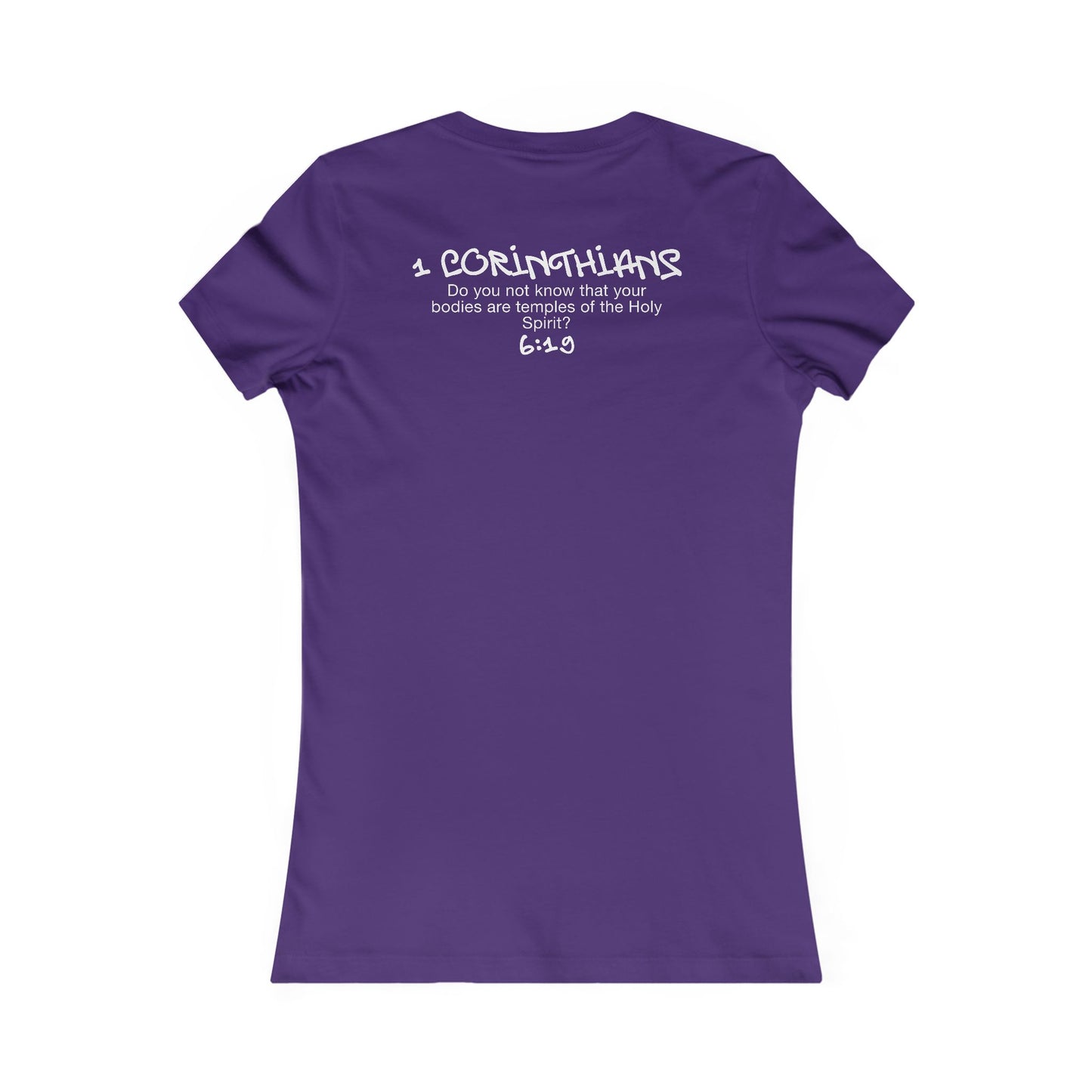 Fitted 1 Corinthians 6:19 T-Shirt