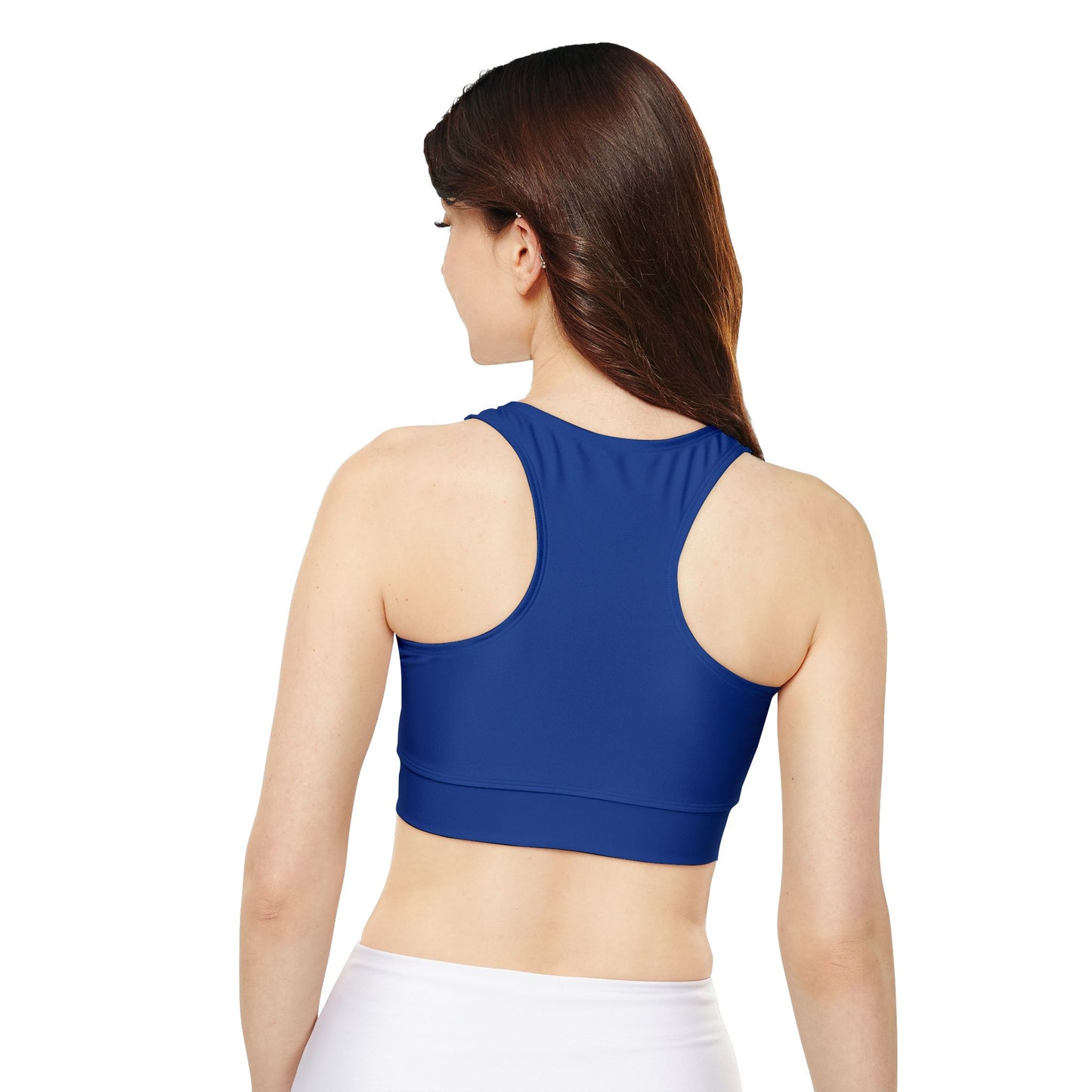 Performance Dark Blue Padded Sports Bra