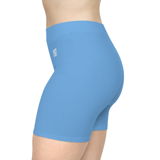 Light Blue Legacy Biker Shorts