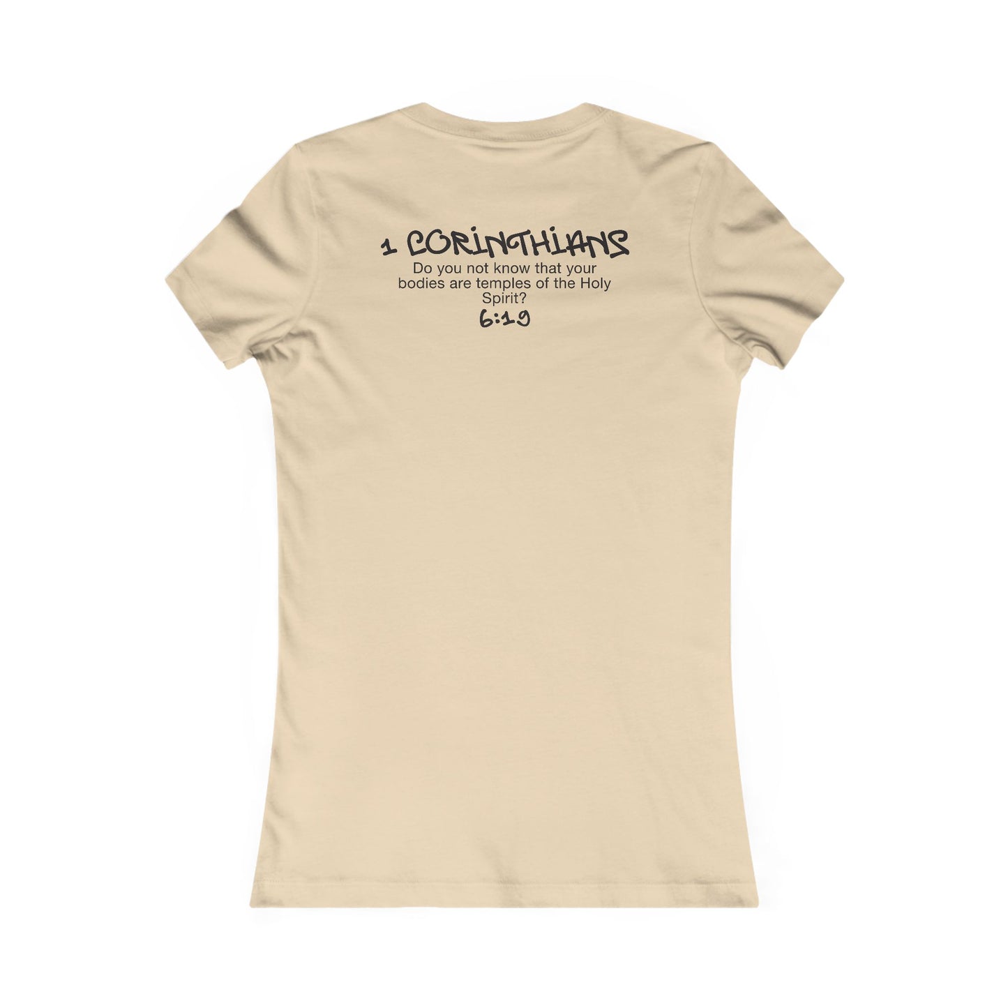 Fitted 1 Corinthians 6:19 T-Shirt