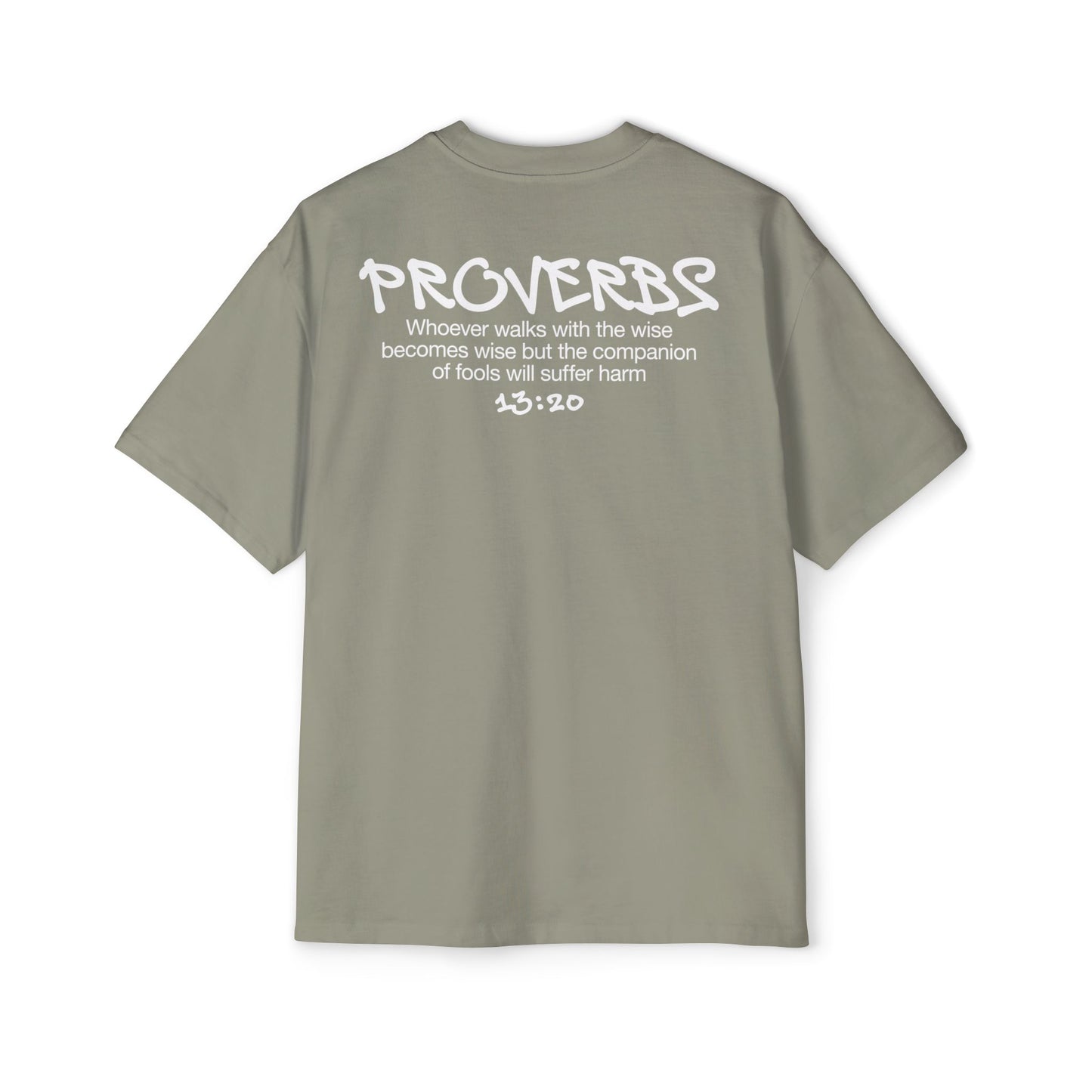 Oversized Proverbs 13:20 T-Shirt