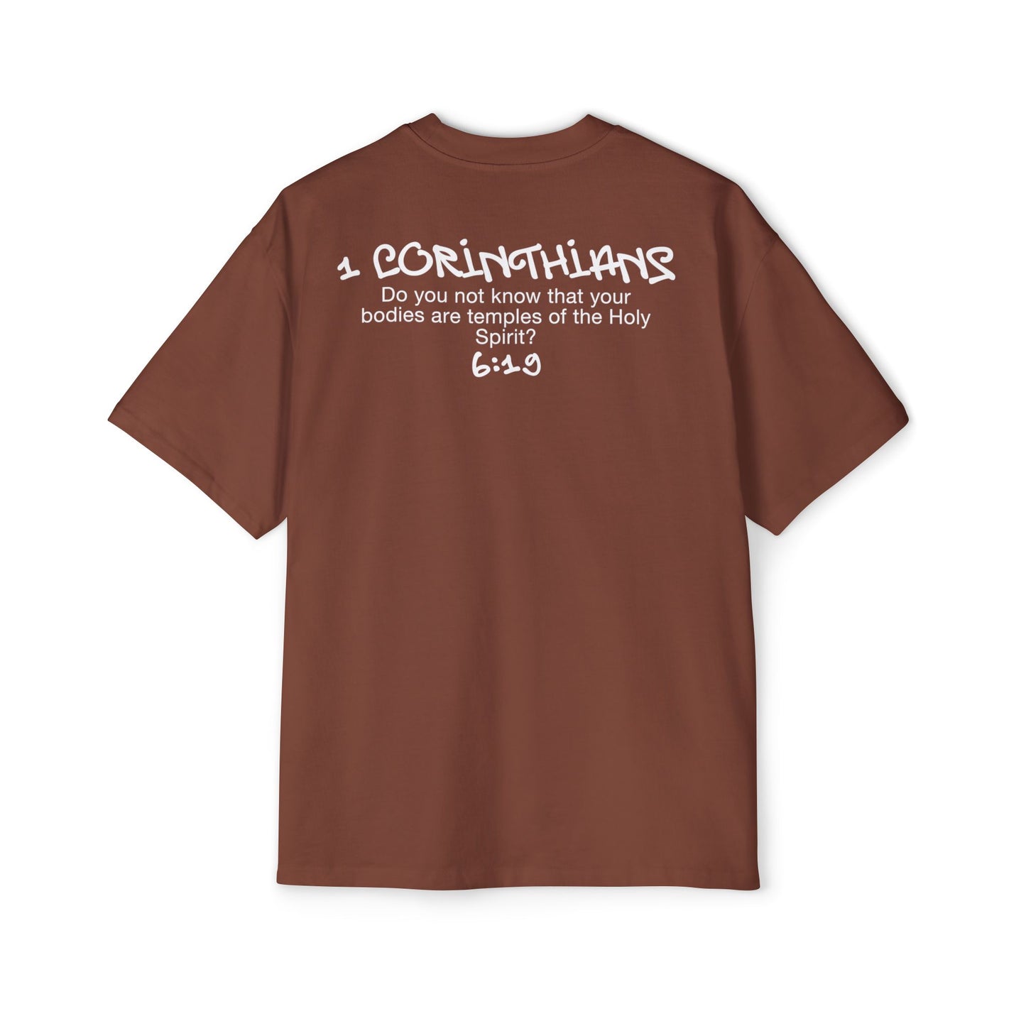 Oversized 1 Corinthians 6:19 T-Shirt