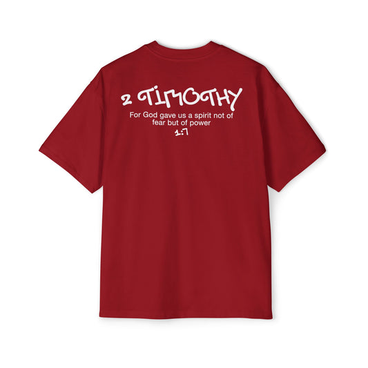 Oversized 2 Timothy 1:7 T-Shirt