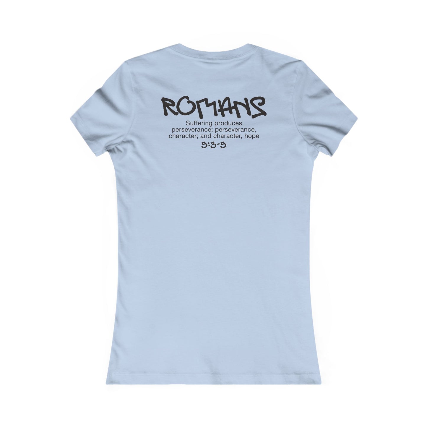 Fitted Romans 5:3-5 T-Shirt