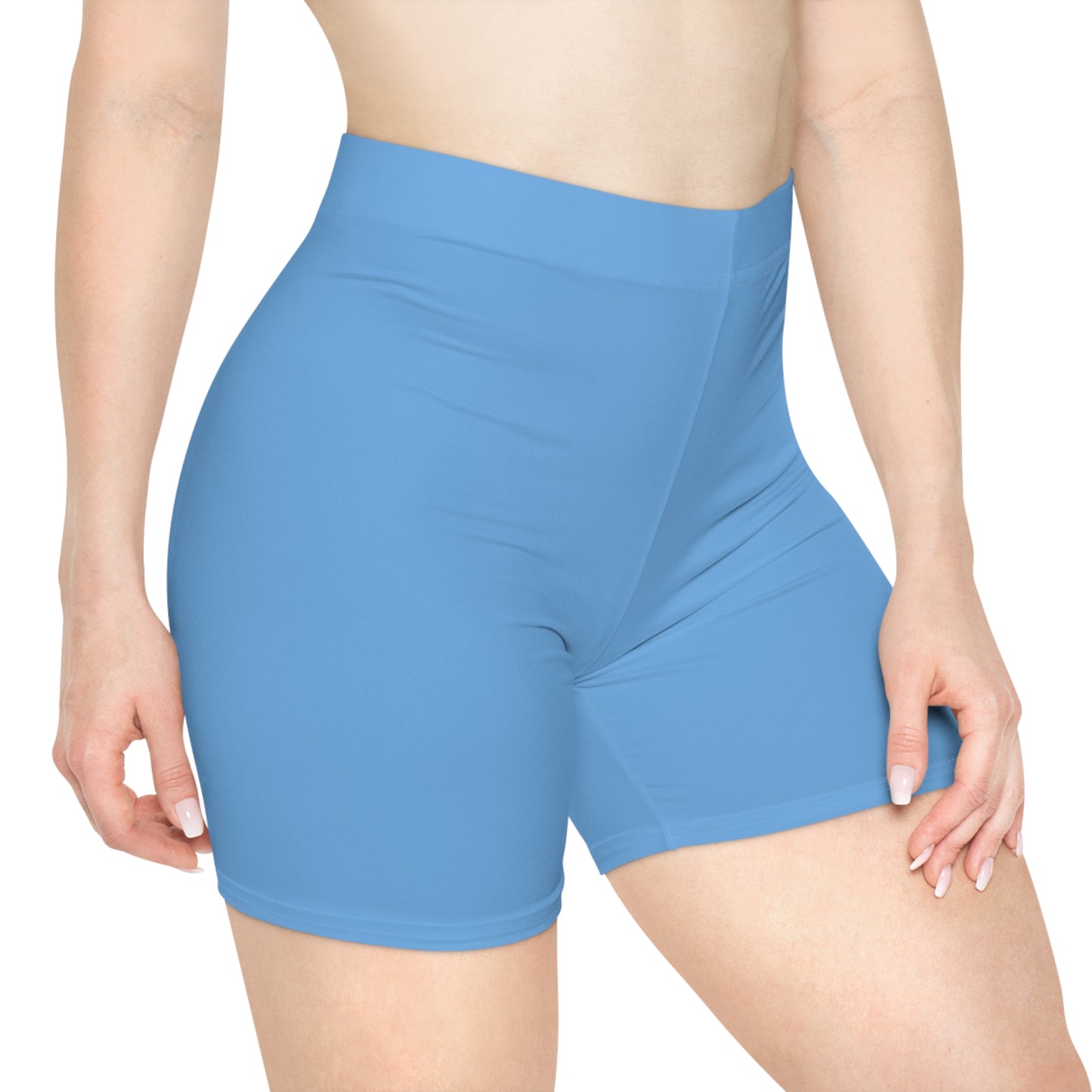 Light Blue Legacy Biker Shorts