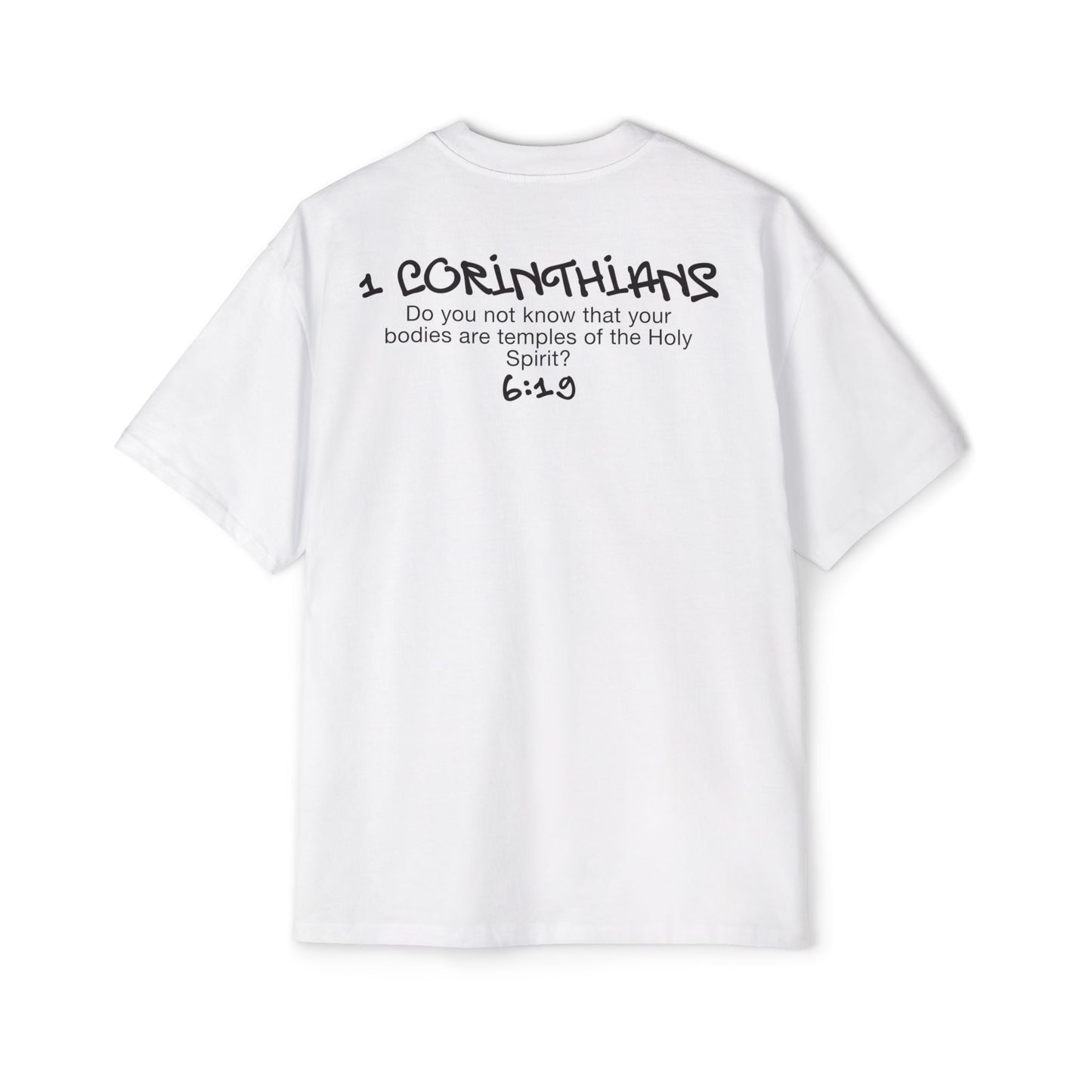 Oversized 1 Corinthians 6:19 T-Shirt