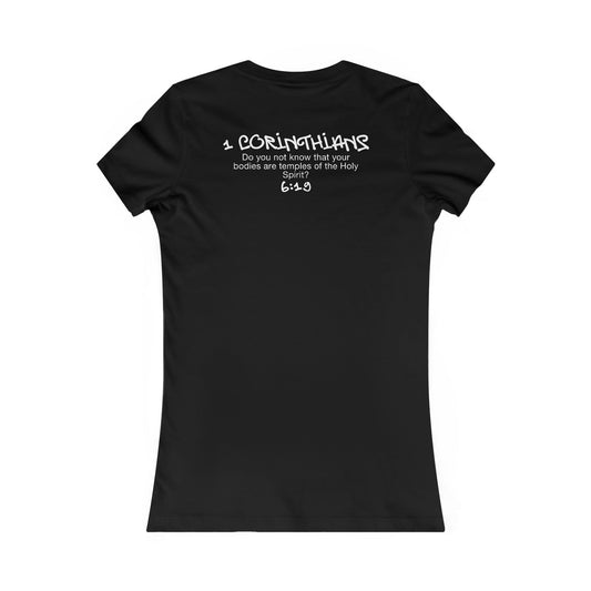 Fitted 1 Corinthians 6:19 T-Shirt