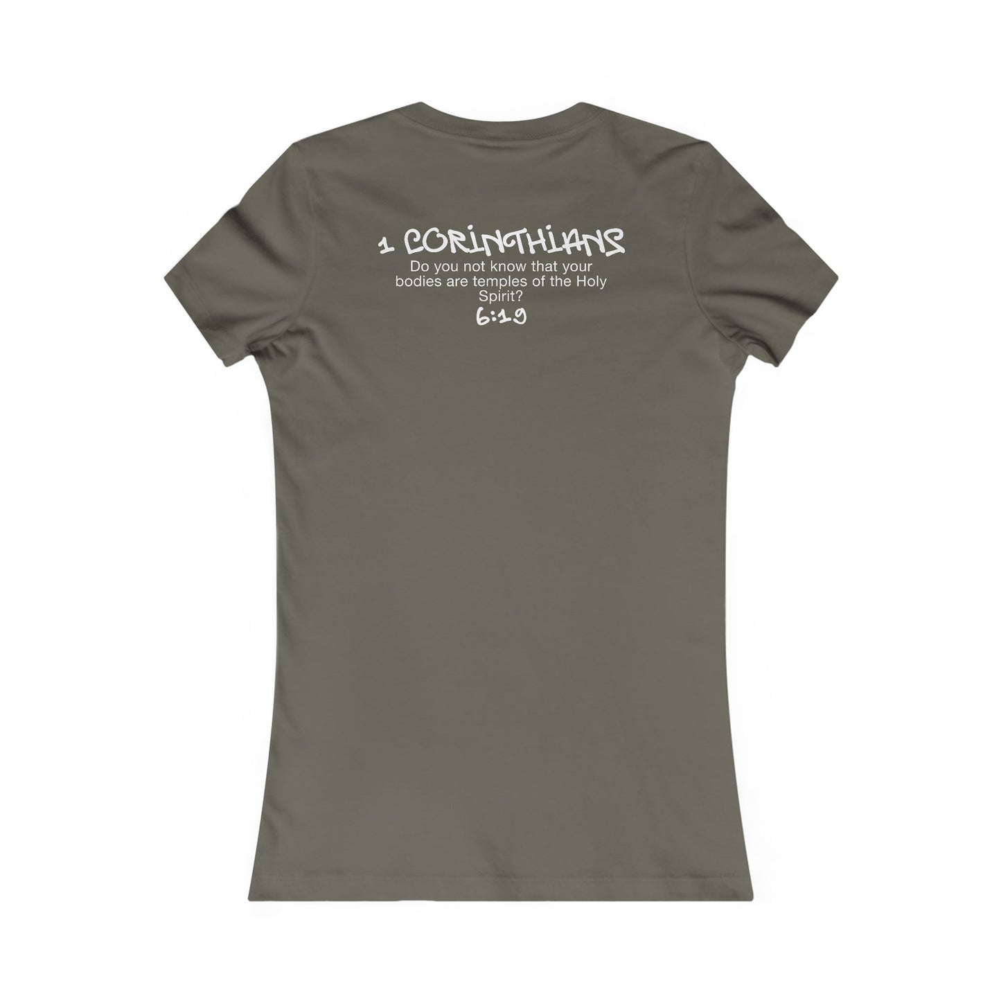 Fitted 1 Corinthians 6:19 T-Shirt