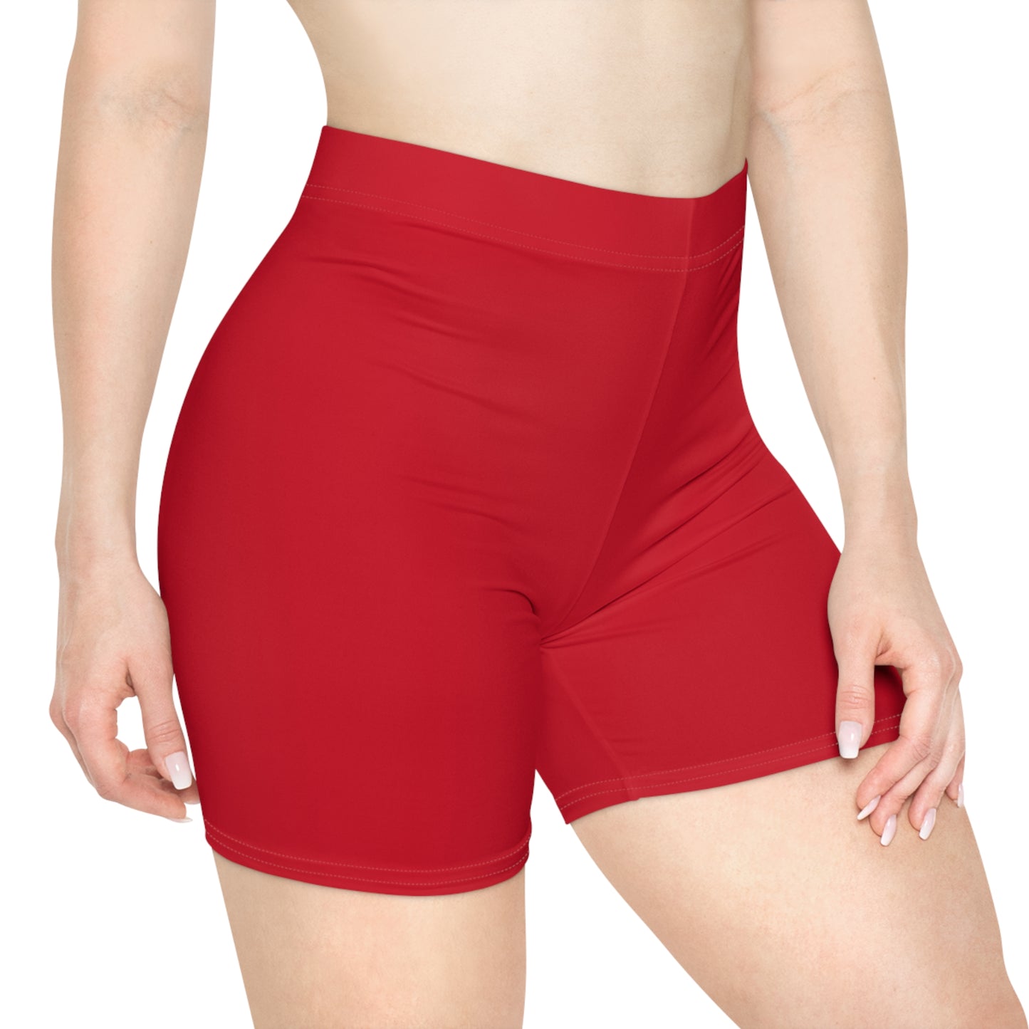 Red Legacy Biker Shorts